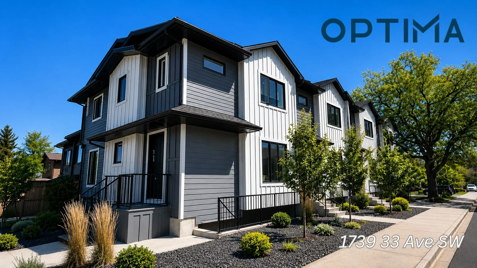 Optima completed multi-family development at 1739 33 Ave SW