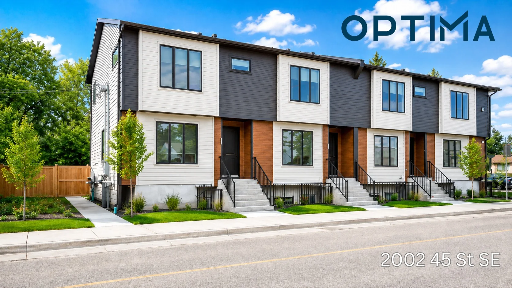 Optima completed multi-family development at 2002 45 St SE