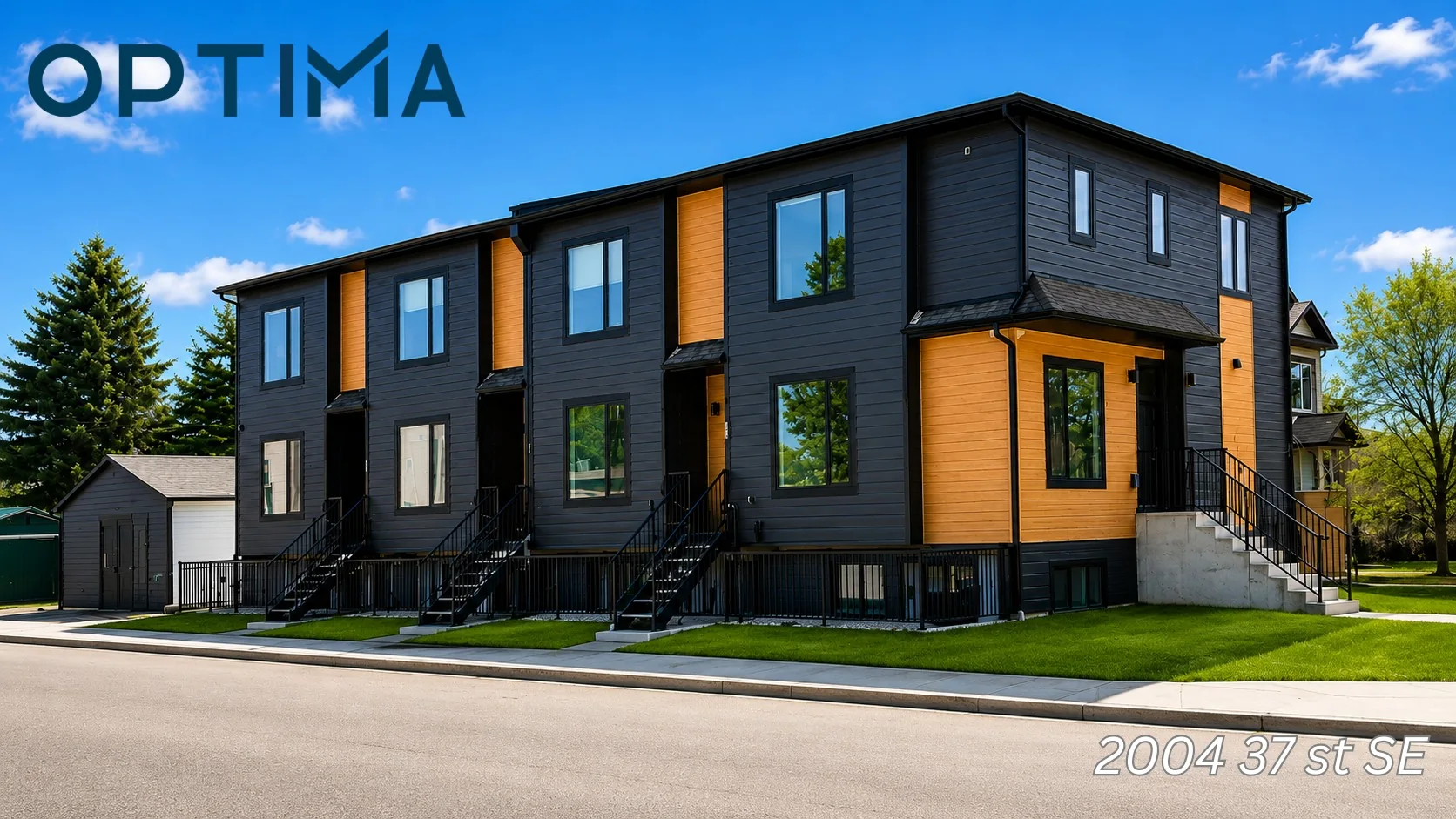 Optima completed multi-family development at 2004 37 St SE