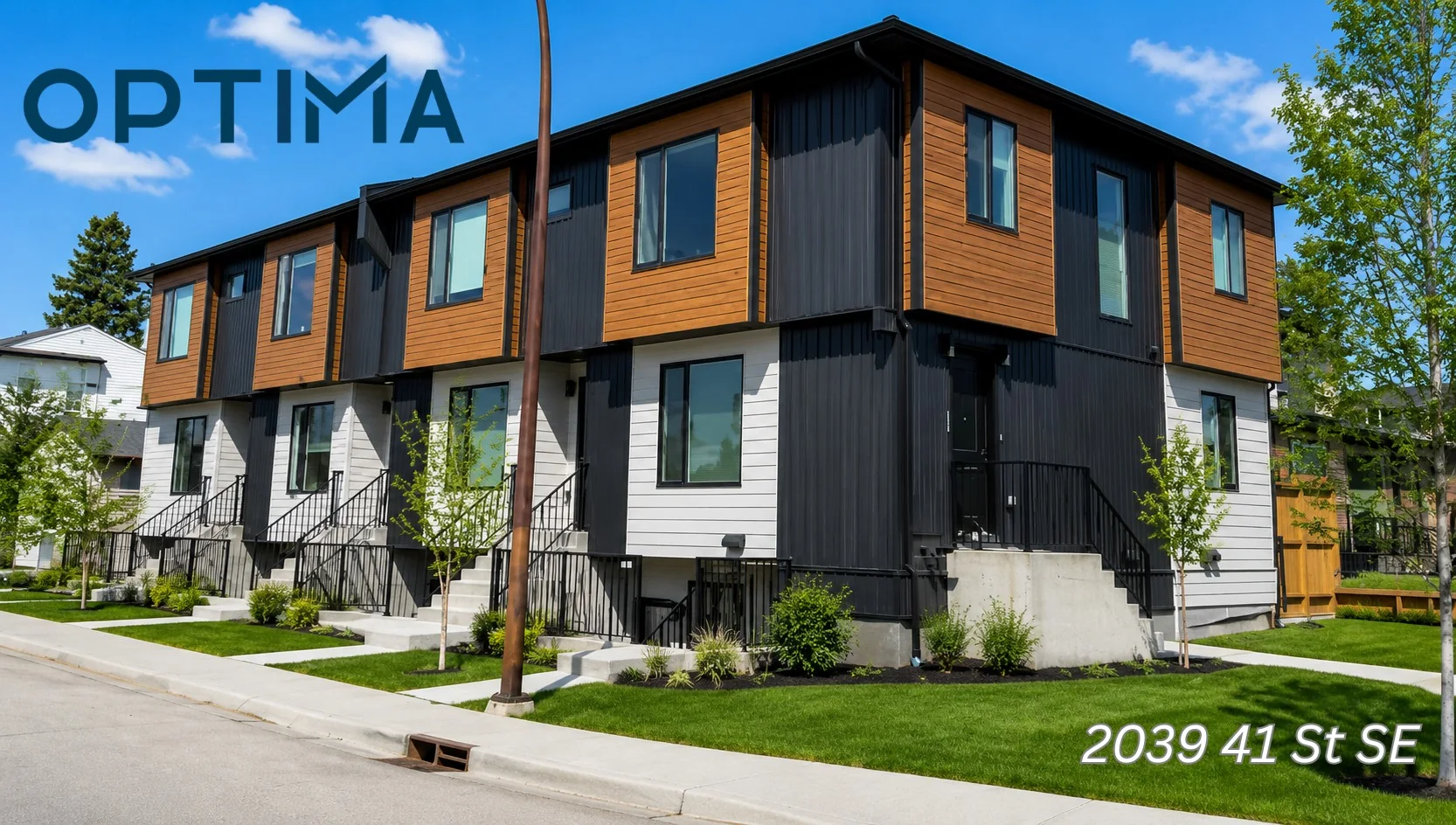 Optima completed multi-family development at 2039 41 St SE