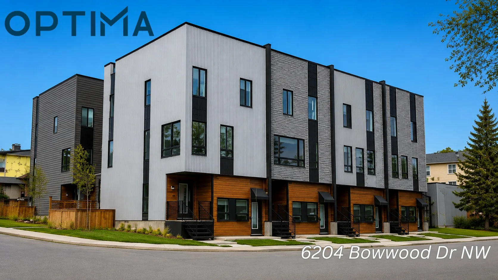 Optima completed multi-family development at 6204 Bowwood Dr NW