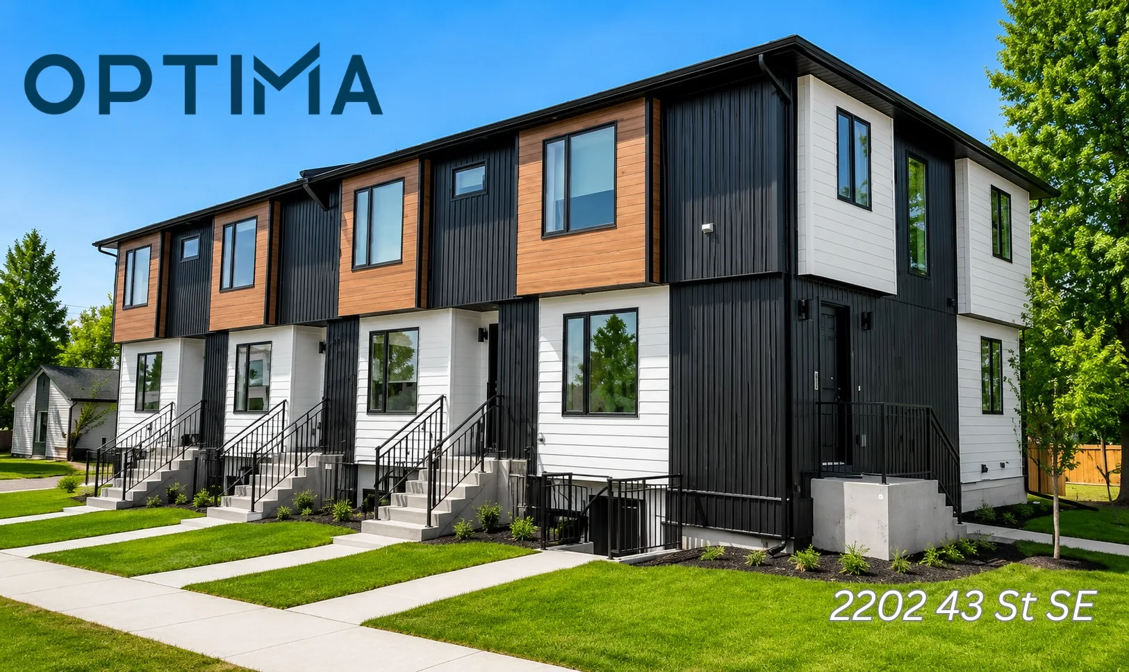 Optima completed multi-family development at 8040 33 Ave NW